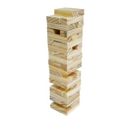 JOGO TREME TORRE 54PÇS MADEIRA 4175